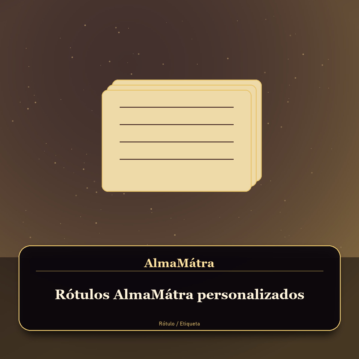 Rótulos AlmaMátra personalizados